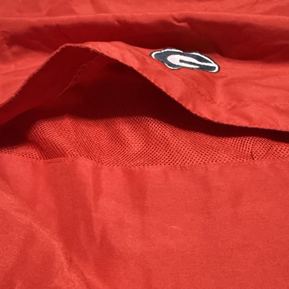 Team Apparel‎ Georgia Bulldogs V Neck Vented Red Pullover Size L